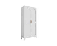 sumyeg Shapely Doors Cabinet Metal Storage Cabinet with Doors and Adjustable Shelves