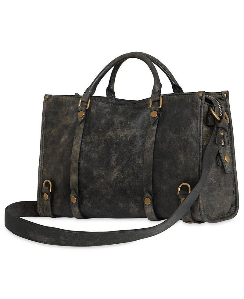 Rebecca Minkoff Surplus Large Leather Satchel Handbag