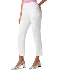 Hue Women's Rhinestone Denim Pull-On Pants