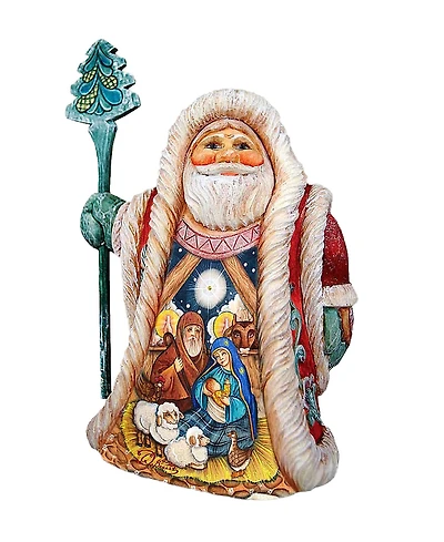G.DeBrekht Holy Sculpture Regal Santa