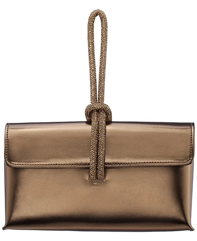 Nina Crystal Cord Handle Flap Small Handbag