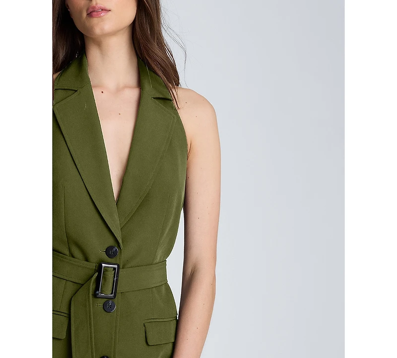 Kenneth Cole Women's Halter Neck Suit Dress