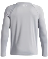 Under Armour Big Boys Tech Hybrid Print Fill Long Sleeves T-shirt
