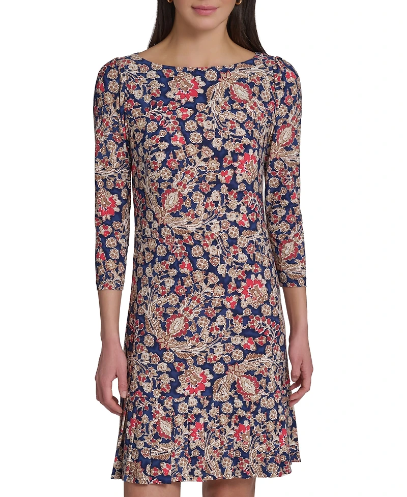 Tommy Hilfiger Petite Jersey Pull-On Shift Dress