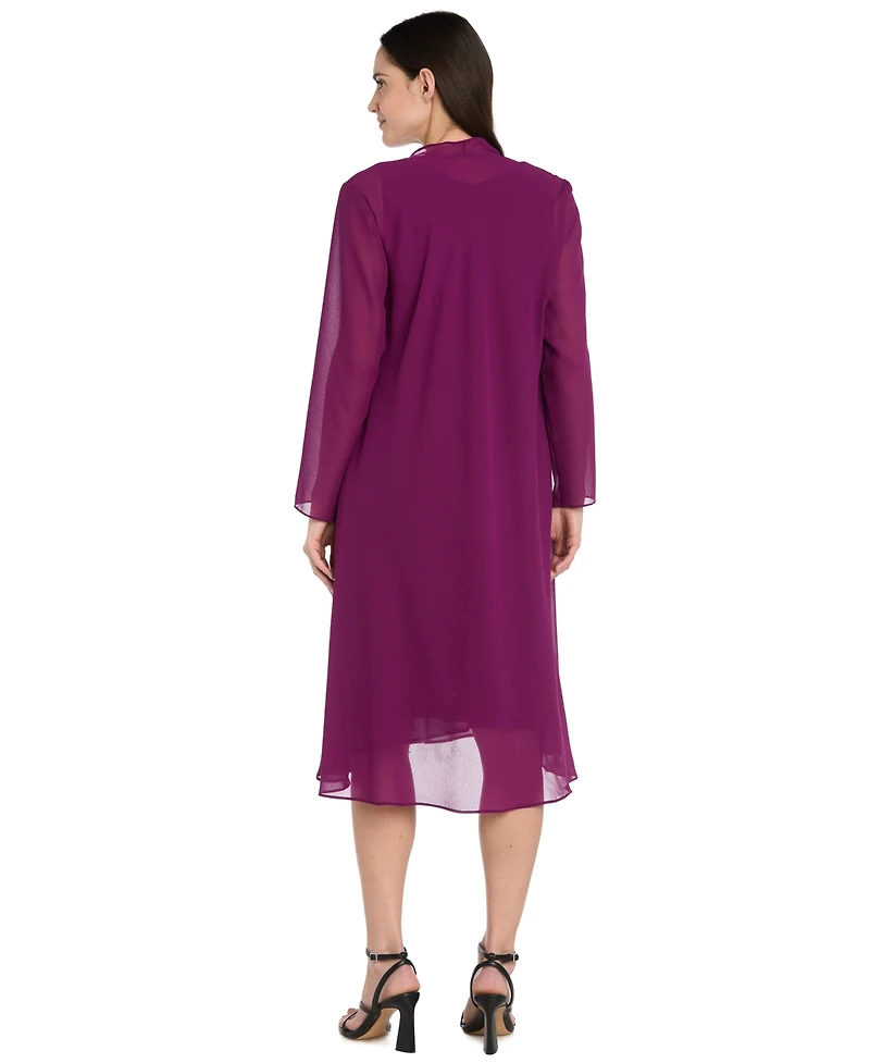 R & M Richards Petite Removable Jacket Dress 2-Piece Set
