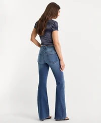 Good American Women's Soft Tech Legs Flare Jeans