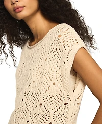 Lucky Brand Women's Boho Rolled Neck Sweater Vest