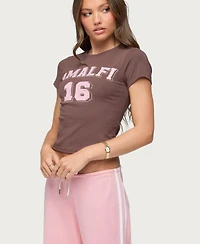 Edikted Women's Amalfi Contrast T Shirt
