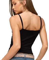 Edikted Women's Sylvanna Sequin Flower Tank Top