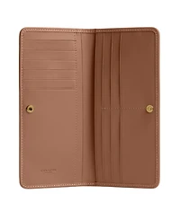 Coach Crystal Signature Jacquard Essential Slim Wallet