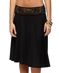 Edikted Women's Winonah Crochet Waist Midi Skirt