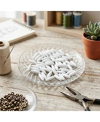 Sevorley 650Piece Set Acrylic Tube-Shaped Loose Beads for Diy Jewelry