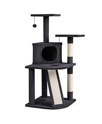 Cozito Kitten Tower with Condo and 2 Plush Perches