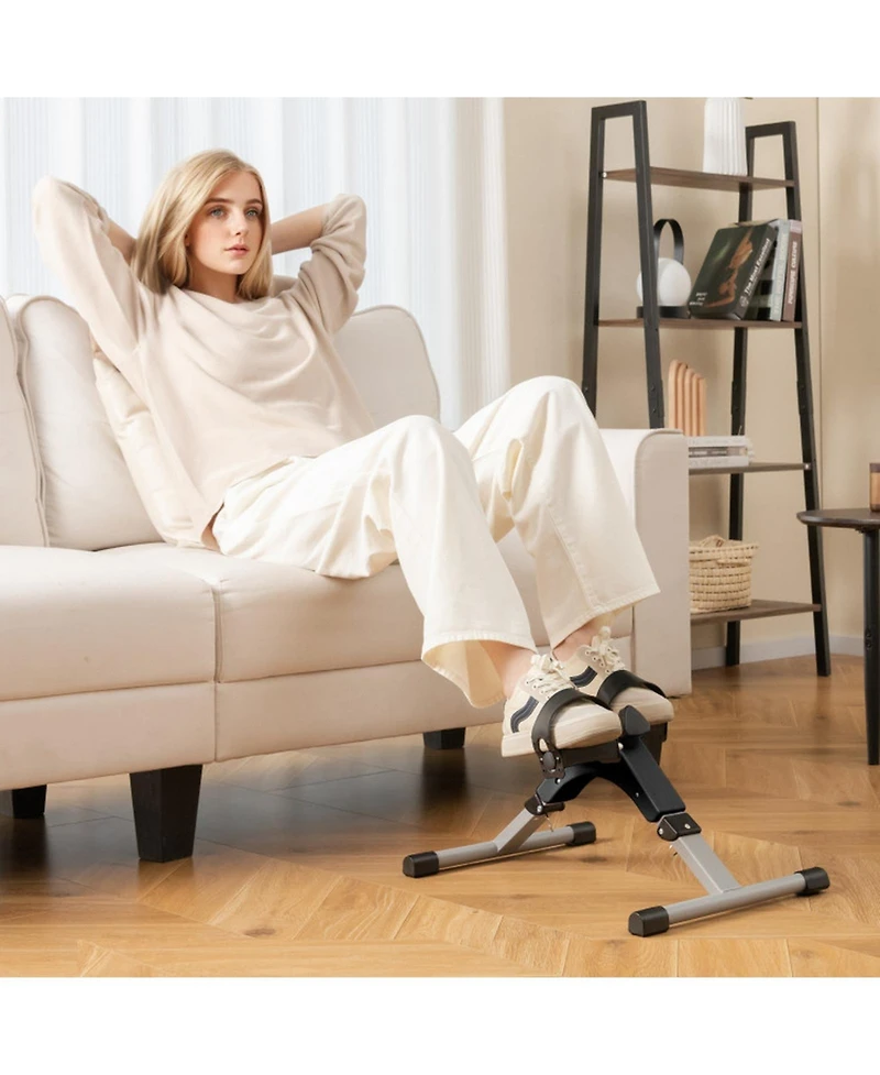 Sevorley Under-Desk Exercise Bike Pedal Exerciser with Lcd Display