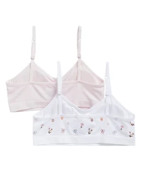 Maidenform Little & Big Girls 2-Pack Seamless Ruched Bras