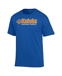 Champion Men's Blue New York Knicks Jersey T-Shirt