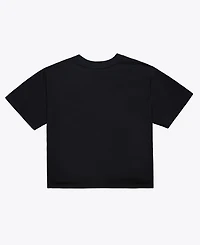 Mitchell & Ness Women's Black New York Knicks Evergreen Cropped T-Shirt