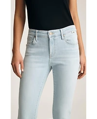 Mavi Jeans Women's Molly Mid Rise Bootcut Bleached Flex Blue