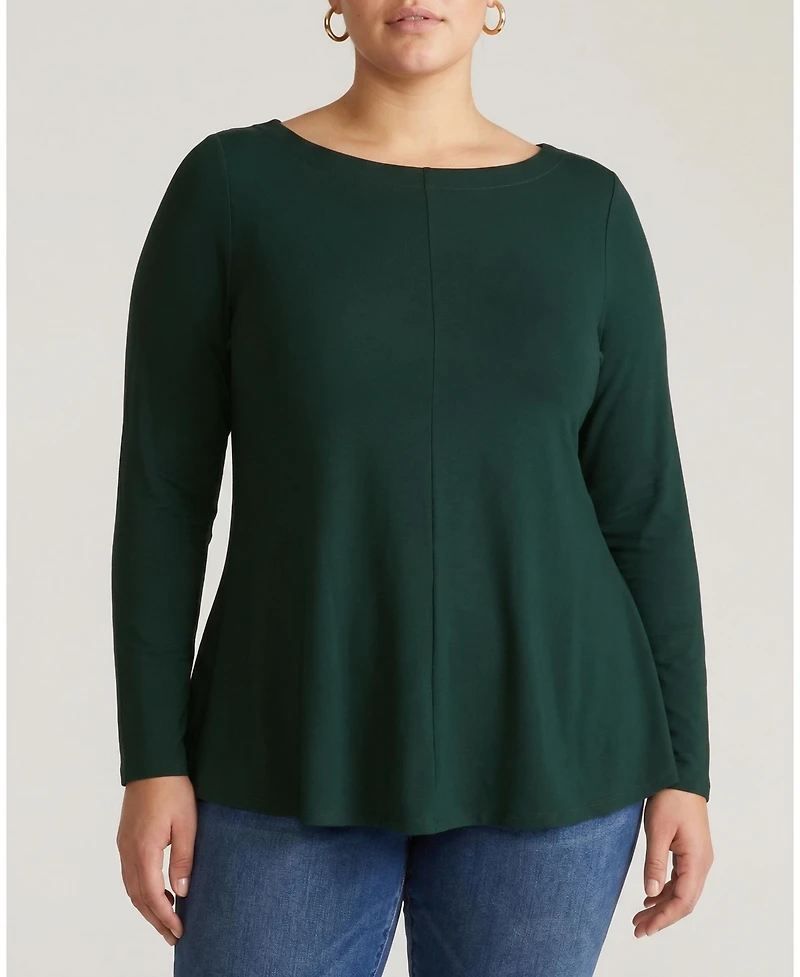 Universal Standard Plus Cassandra Divine Jersey Top