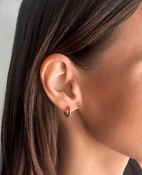 Adornia Gold Huggie Hoop 3-Piece Earring Set