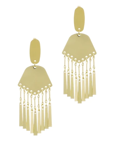 Adornia Gold-Plated Drop Statement Earrings