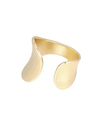 Adornia Tarnish Resistant Gold Split Statement Ring
