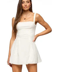 Edikted Women's Hila Square Neck Mini Dress