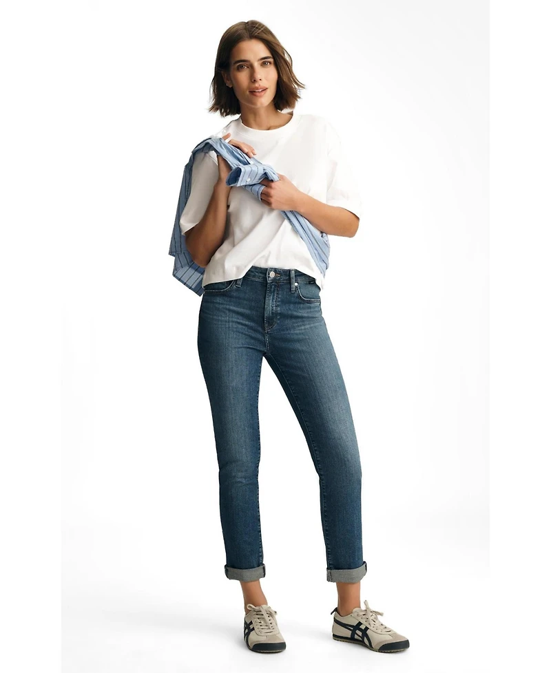 Mavi Jeans Women's Kathleen Mid Rise Boyfriend Jeans