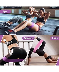 Cowin Resistance Loop Exercise Bands Set Elastic 3 Levels