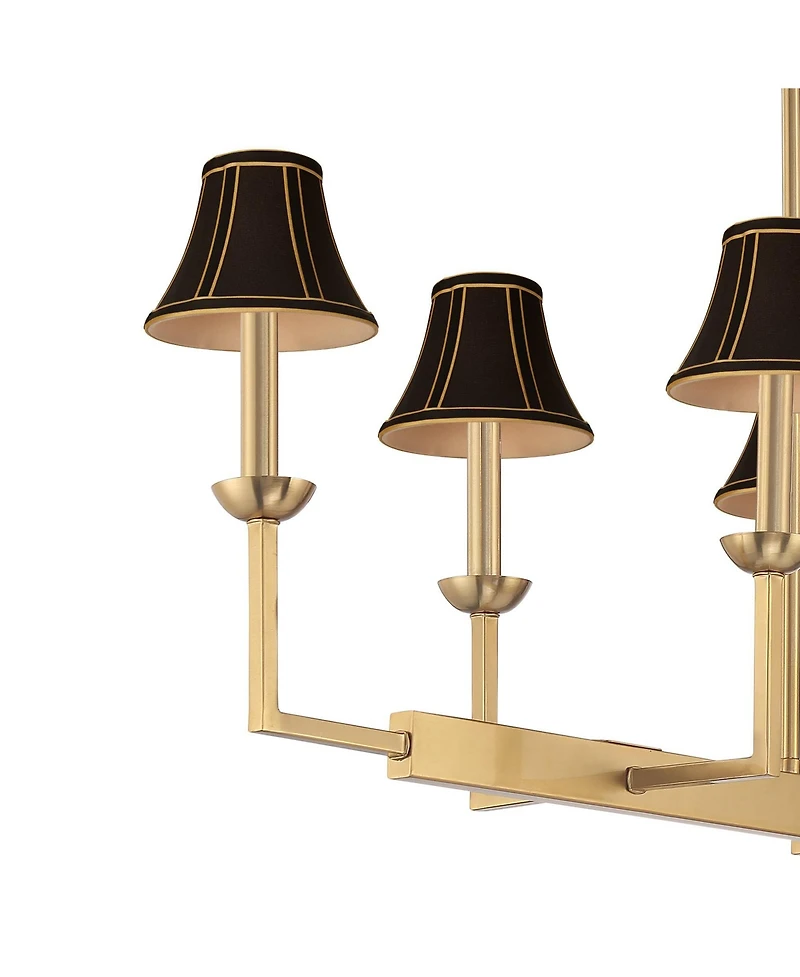 Possini Euro Design Kime 50inch Wide 8-Light Island Chandelier Shades