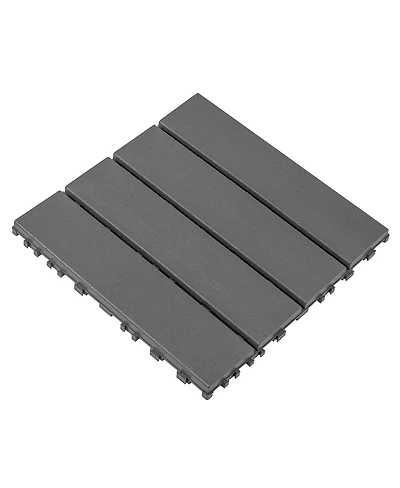 Streamdale Furniture Interlocking Waterproof Decking Tiles