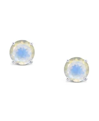 Moonstone (1-1/10 ct. t.w.) Stud Earrings 14K White or Yellow Gold