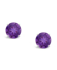 Blue Topaz (3-1/10 ct. t.w.) Stud Earrings Sterling Silver (Also Available Peridot and Amethyst)