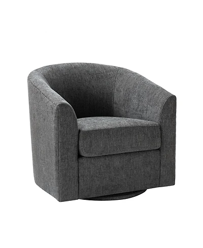 Hulala Home Amiir Upholstered Swivel Accent Chair