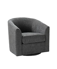 Hulala Home Amiir Upholstered Swivel Accent Chair