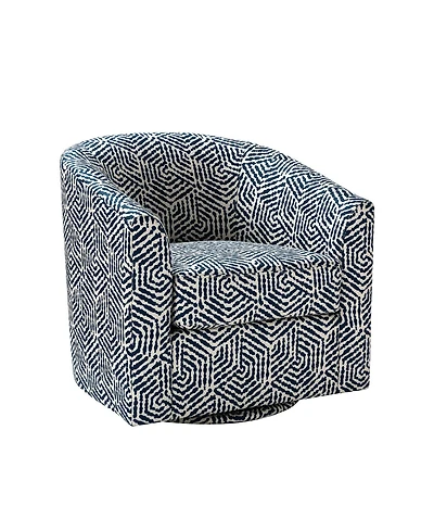 Hulala Home Amiir Upholstered Swivel Accent Chair