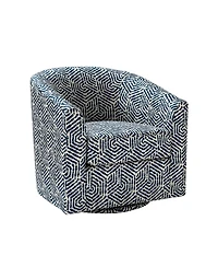 Hulala Home Amiir Upholstered Swivel Accent Chair