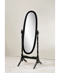 Midola Traditional Queen Anna Style Wood Floor Cheval Mirror for Home