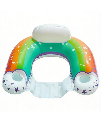 Aofar Inflatable Pool Float Chair Lounger Cup Holder Adults
