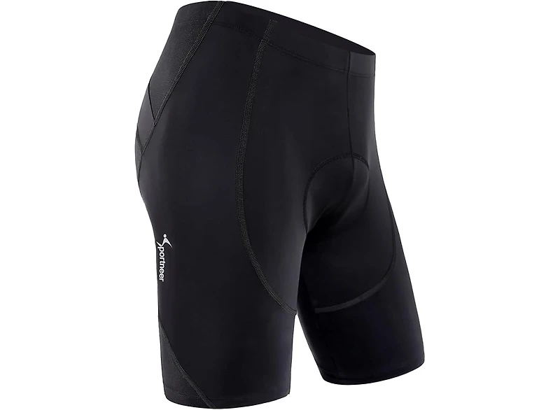 Sportneer Padded Bike Shorts for Men – Large, 4D Padding, Breathable and Absorbent, Mens Bicycle Cycling Biking Clothing Shorts