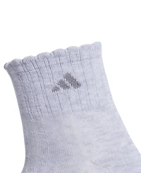 adidas Women's Sport Fashion Quarter Socks, 3-Pack