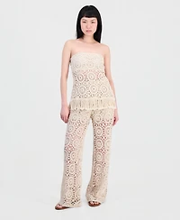And Now This Women's Cotton Crochet Strapless Top, Macy's Exclusive