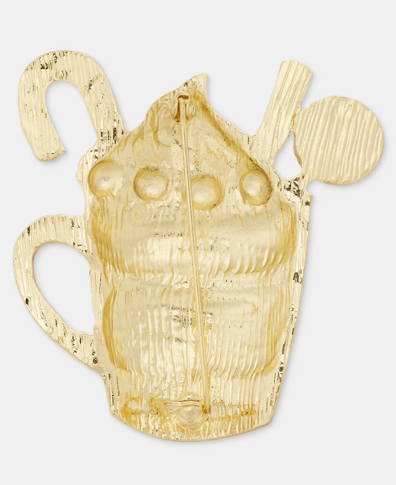 Holiday Lane Hot Cocoa Cup Pin, Macy's Exclusive