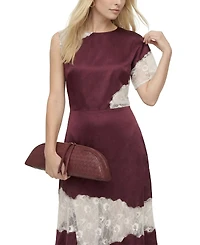 Lily and Lionel London Women's Selma Lace Insert Maxi Dress