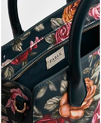 Fable England Women's Roses Structured Medium Tote