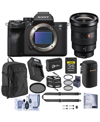 Sony Alpha a7S Iii Mirrorless Camera with 16-35mm f/2.8 Lens Bundle with Sony 160GB CFexpress Card, Backpack, Extra Battery, Charger, Neck Strap,