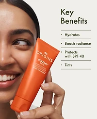 Origins GinZing Spf 40 Energy-Boosting Tinted Moisturizer, 1.7 oz.