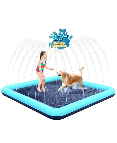 Aofar Dog Splash Pad Sprinkler Pool Outdoor Non-slip