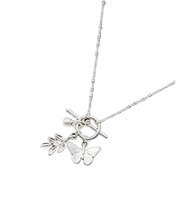 Fable England Butterfly Necklace Silver