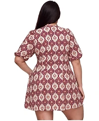 Torrid Women's Belle Isle Popover Mini Dress